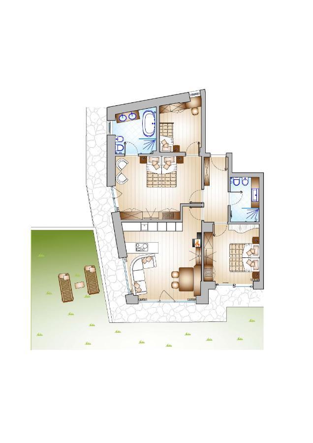 Mi Coa Apartment Santa Cristina Val Gardena Bagian luar foto